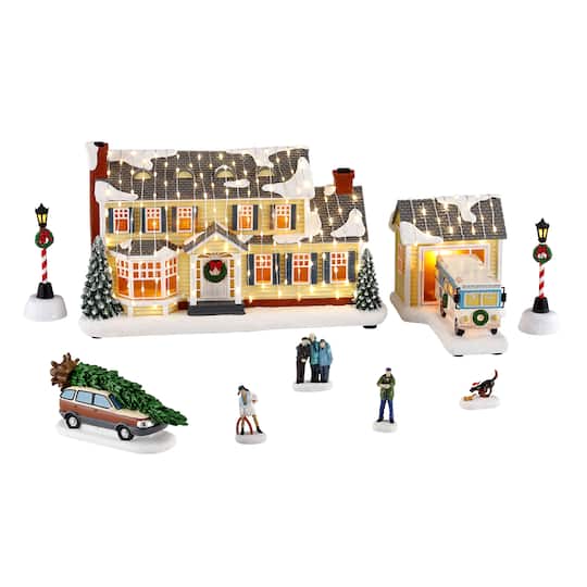 Michaels, National Lampoon's Christmas Vacation LED Lighted Holiday Village Set, 9ct. – Category: Christmas Tabletop Decor